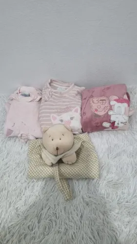 Lote Macacões Menina Miniclo P