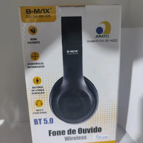 Fone de Ouvido Bluetooth B-MAX BM-226 Wireless BT 5.0 Novo