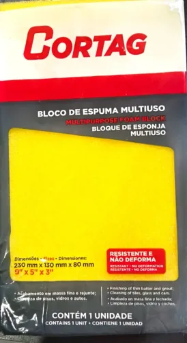 kit 25 uni BLOCO ESPUMA 230 x 130 x 80 mm CORTAG 60950
