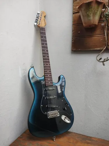 Guitarra Giannini Stratosonic Anos 90 com trastex inox captação Sérgio Rosar David Gilmour