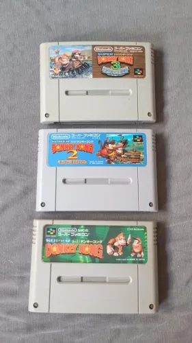 Trilogia donkey Kong super fáiicom original