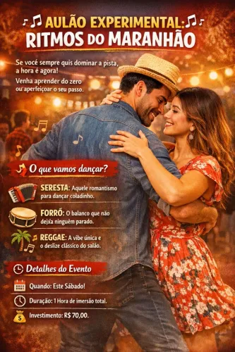 Aula Particular de Dança de Salão 
