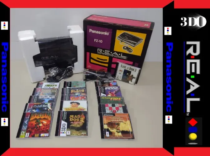 3do Panasonic Fz10 Super Conservado Com 16 Jogos