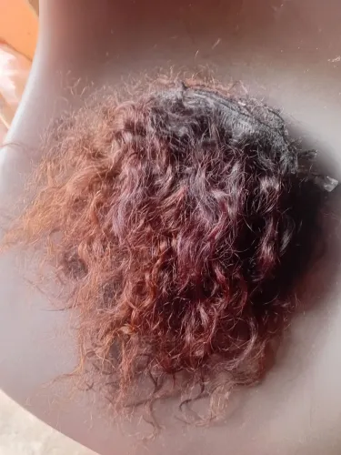 Mega hair cacheado humano
