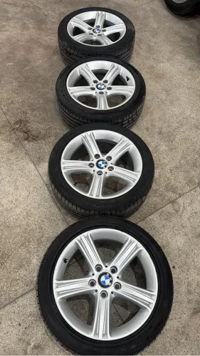 Roda da bmw original aro 17 pneus 225 55 17