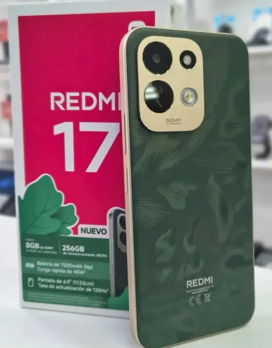 Redmi 17 4G 128GB 4GB RAM PRETO VERDE NOVO LACRADO ENTREGAMOS GRÁTIS GARANTIA