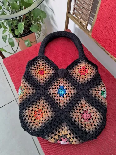 Bolsas em croche