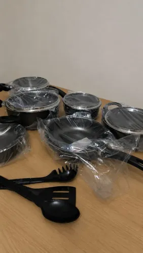 Conjunto de panelas antiaderentes - 10 peças 