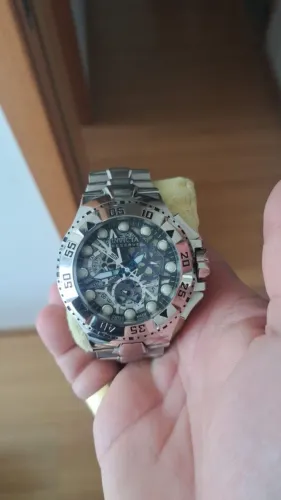 Relógio Invicta Reserve Masculino Prata - Cronógrafo com Pulseira de Aço