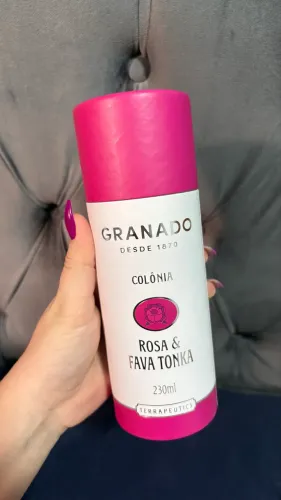 Colônia granado Rosa & Fava tonka