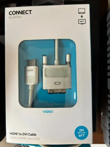 hdmi para dvi Conecte seus dispositivos com este cabo HDMI para DVI de 2 metros da Connect
