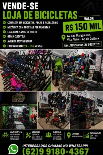 Vendo loja de bike