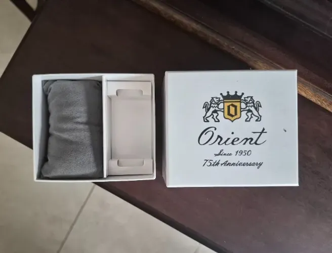 caixa de relogio orient