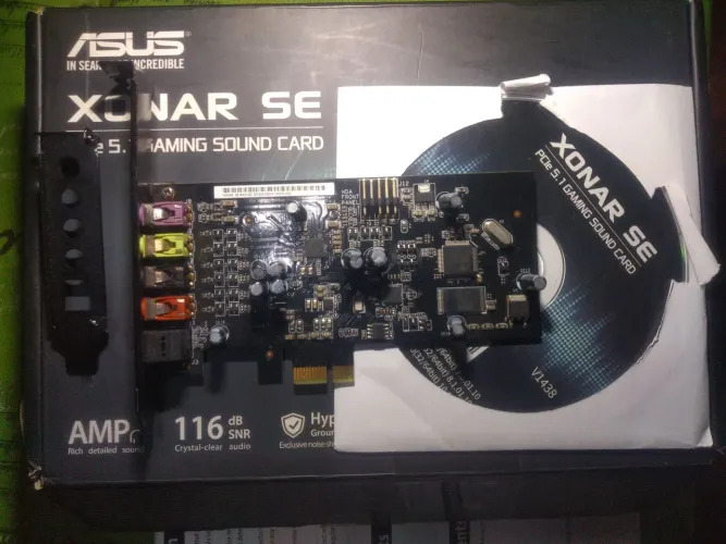 Placa de som Asus Xonar SE pci-e 5.1