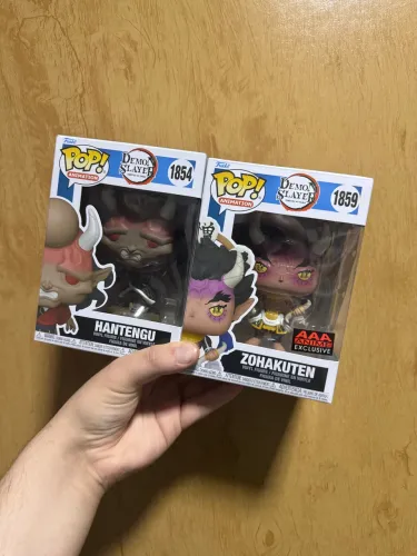 Funko pop zohakuten+hantengu demon slayer