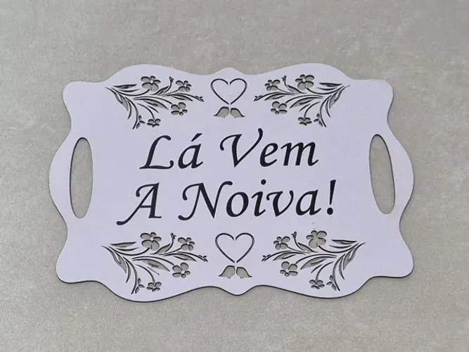 Plaquinha de Casamento