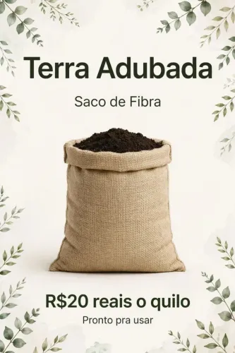 Vendo terra adubada 