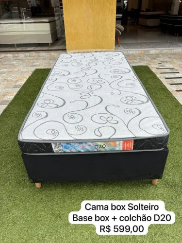 Cama box SOLTEIRO NOVA TOP DE LINHA - ENTREGO