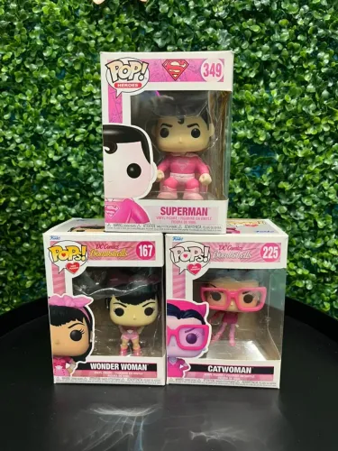 Coleção Funko Pop! DC Comics - Especial Outubro Rosa