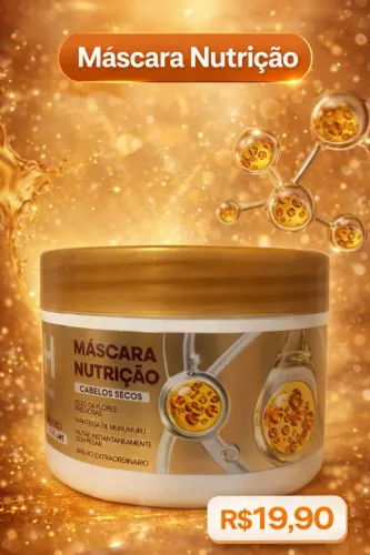 Máscara de nutrição capilar