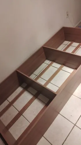 Cama box baú solteiro padrão 0,88cm ?ACEITO PROPOSTAS NO VALOR?toda em ordem