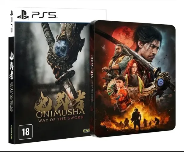 Jogo Onimusha Way of the Sword Steelbook edition Playstation PS5