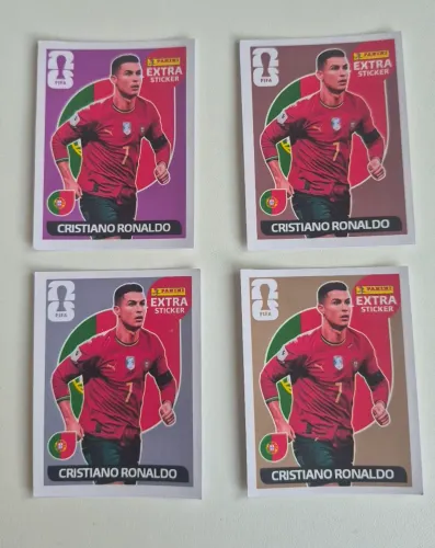 Kit de Figurinhas Legends do Cristiano Ronaldo Originais
