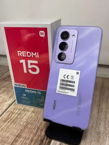Redmi 15 de 256GB 8+8= 16 RAM disponível no roxo e cinza global 