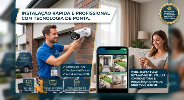 Instalação de Câmeras de segurança