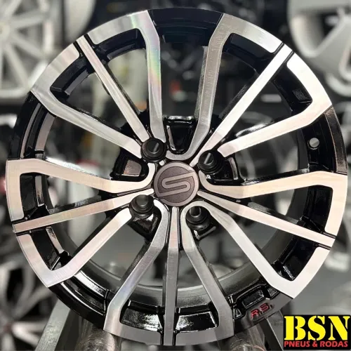 JOGO DE RODAS ESPORTIVA ARO 15 4x98/4x100 GM/VW/FIAT/RENAULT/NISSAN
