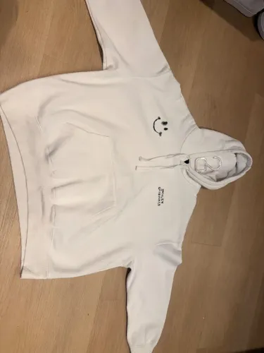 -white hoodie from the Smiley Originals