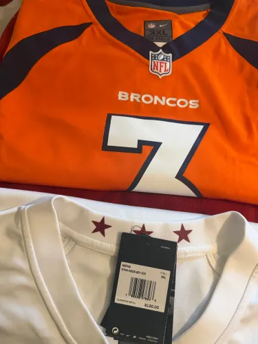 Camisa oficial do Russell Wilson, 3XL Denver Broncos, da Nike - Laranja original