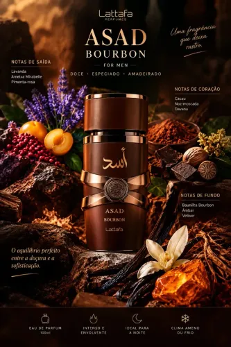 Perfume ASAD BOURNON LATTAFA 5ML