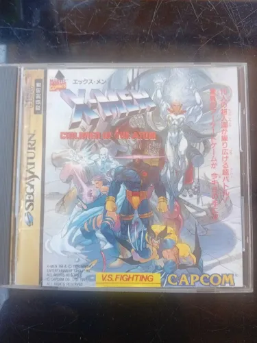 X-Men Children Of The Atom Sega Saturn Original Japones Capcom Raro<br>
