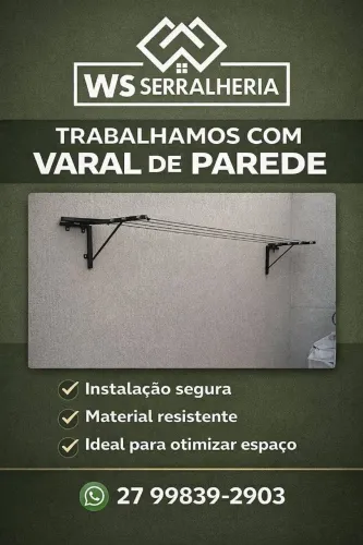 Varal retrátil 