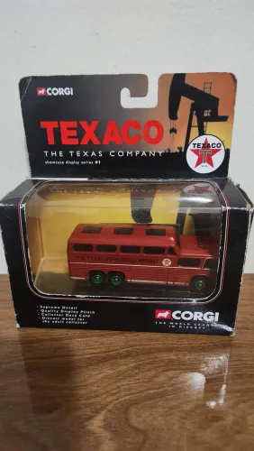Miniatura Carrinho Ônibus Corgi Texaco The Texas Company