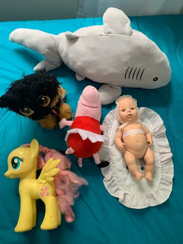 Lote de brinquedos infantis