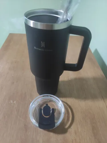 Garrafa Térmica Romantic Crown Preta