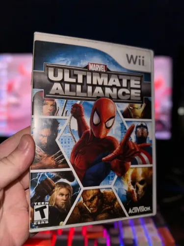 jogo original para nintendo wii midia física - marvel ultimate alliance