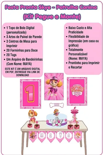 Kit festa da skey 