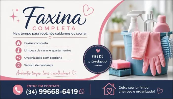 Casa limpa cheirosa organizada