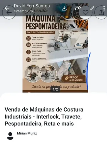 Máquinas Industriais para Costura