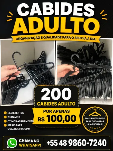 Cabide adulto
