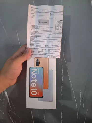 Vendo xiaomi redmi note 10 pro novinho, todo original,  com caixa e nota fiscal