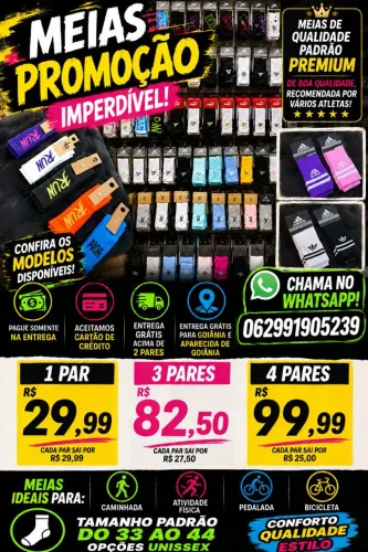 Meia para academia,ciclismo,atividade física
