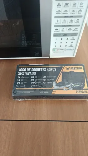 JOGO DE SOQUETES CATRACA 40 PEÇAS FASTERR - MALETA