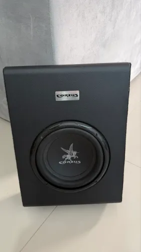 Caixa Amplificada Slim Cxs 303 3 Canais 350w Rms Corzus 8pol