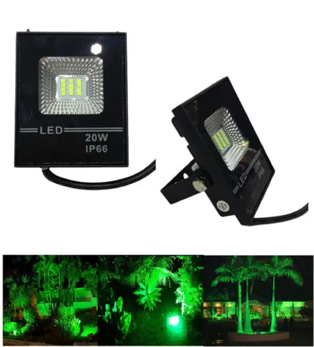 Refletor Led 10w Verde Projetor de Led SMD Bivolt