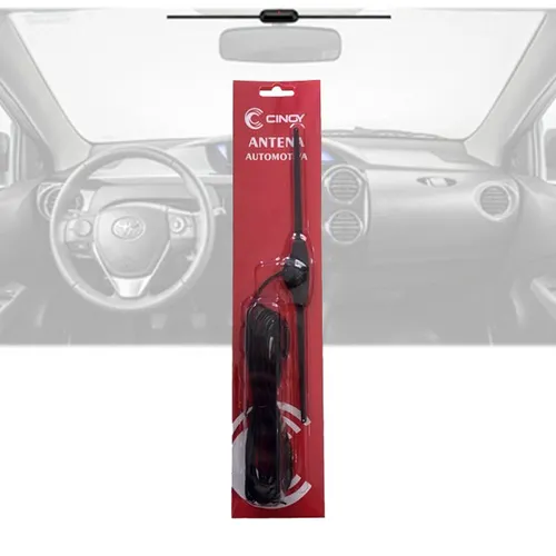 Antena Interna Automotiva Amplificada Universal 12v- Ant01