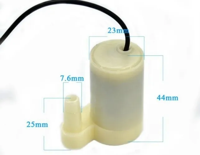 Bomba De Água Submersível Mini Ponta Inclinada Arduino Automação Robotica COD-AM358